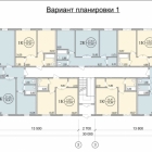 Проект многоквартирного дома  "Арзамас" 5008 - план