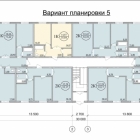 Проект многоквартирного дома  "Арзамас" 5008 - план